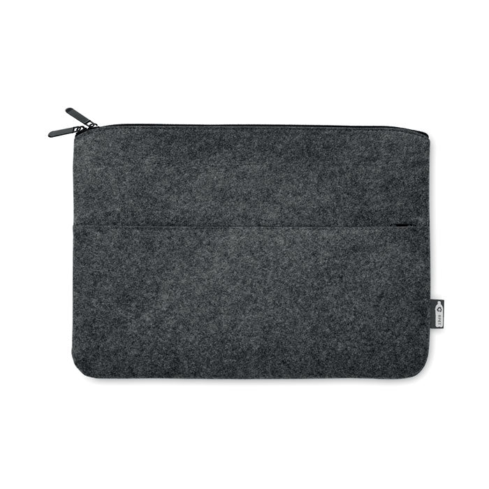 TOPLO – Laptoptasche aus RPET-Filz mit Reißverschluss