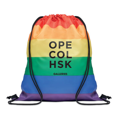 BOW - Sac cordon RPET arc-en-ciel