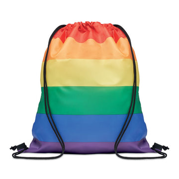 BOW - Bolsa de cordón de RPET arcoíris