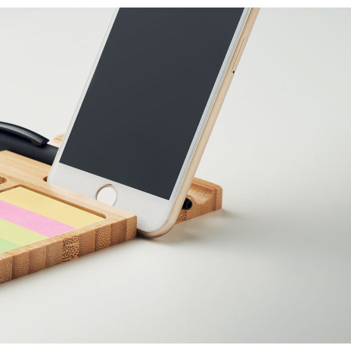 TREVIS - Bamboo desk phone stand