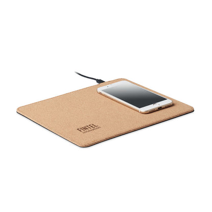 WIRELESS MATTY - Ladegerät für Mauspads aus Kork, 15 W