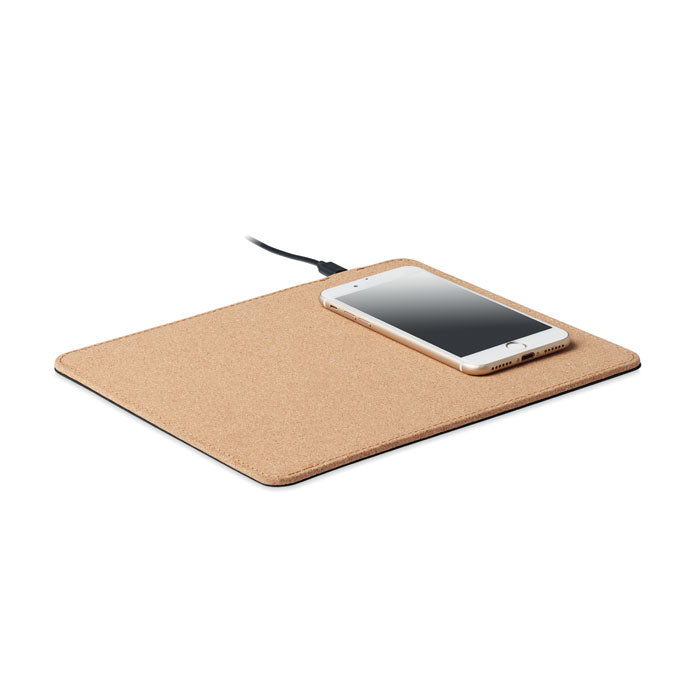 WIRELESS MATTY - Ladegerät für Mauspads aus Kork, 15 W