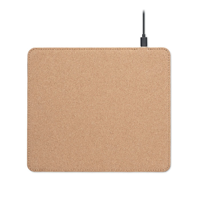 WIRELESS MATTY - Ladegerät für Mauspads aus Kork, 15 W