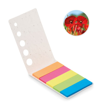 MEMO SEED - Blocco segnapagina in carta seme