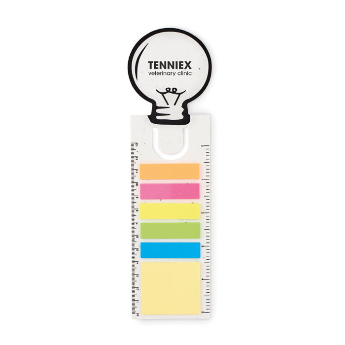 IDEA SEED - Segnalibro in carta seme con blocco note