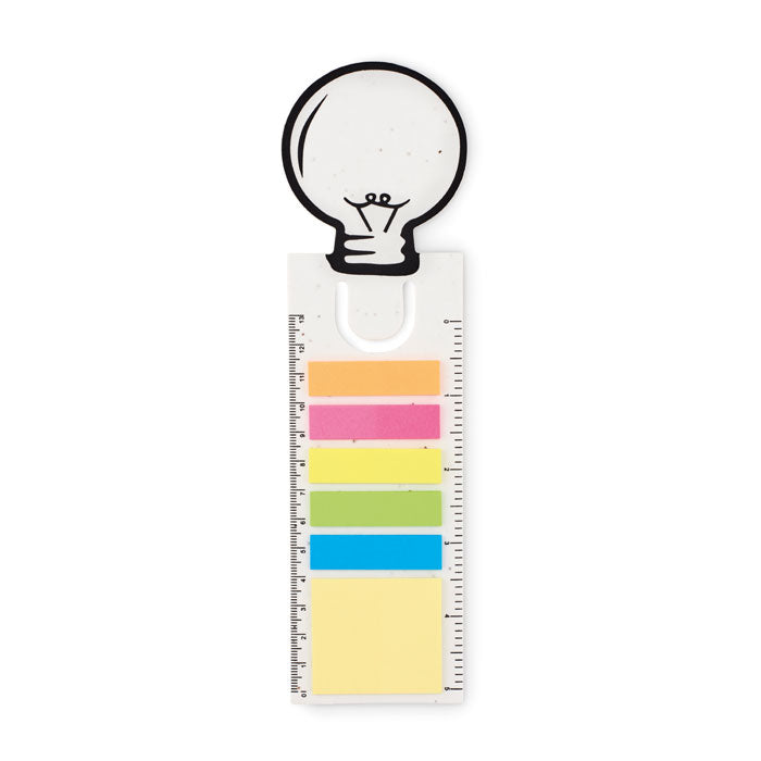 IDEA SEED - Segnalibro in carta seme con blocco note