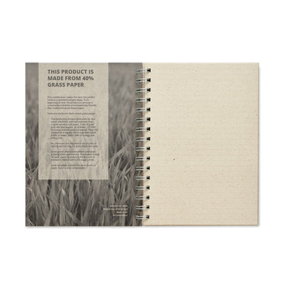 GRASS BOOK - Cuaderno hierba A5 80 rayas
