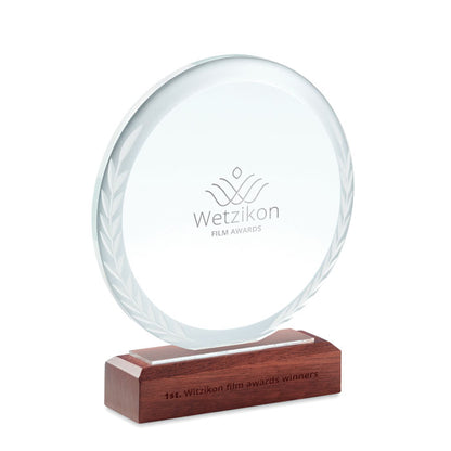 KEEN - Round award plaque