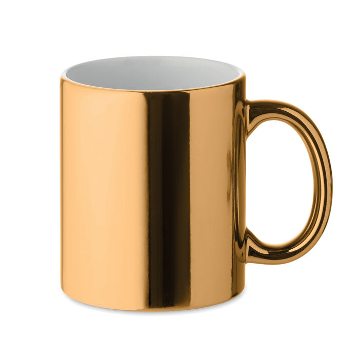 HOLLY - Taza de cerámica metalizada 300 ml