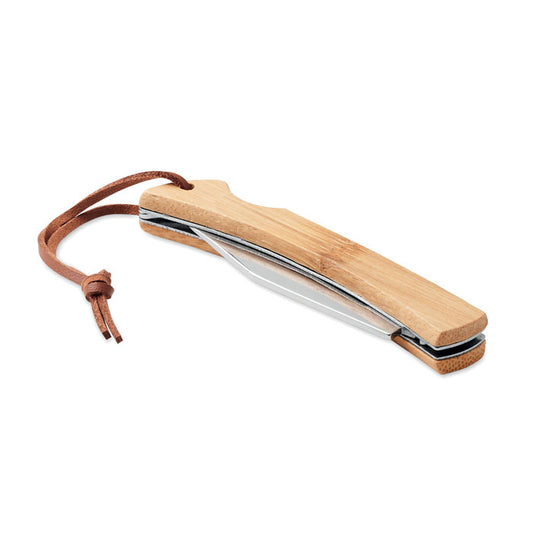 MANSAN - Coltello pieghevole in bambù
