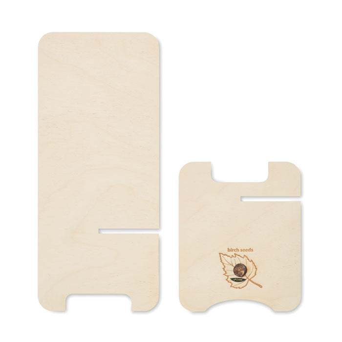 GROUW STAND - Supporto per telefono in legno di betulla