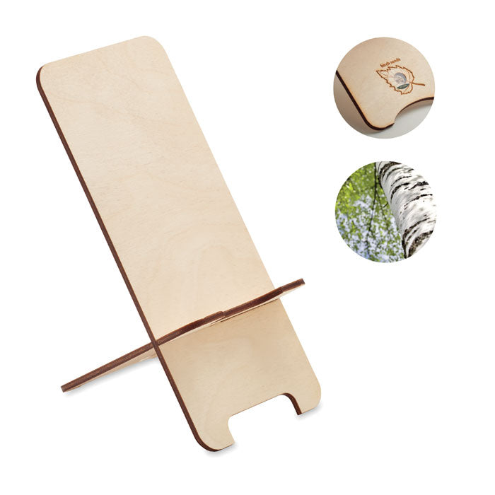 GROUW STAND - Supporto per telefono in legno di betulla