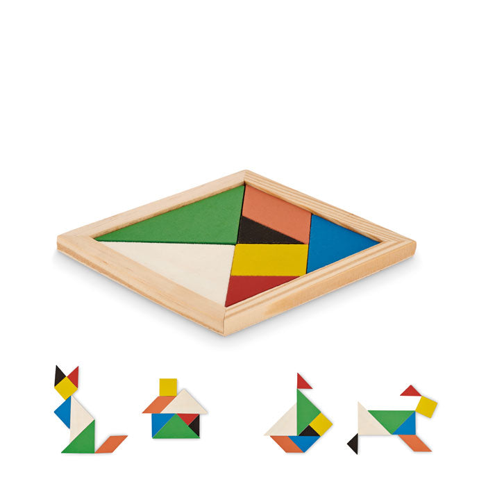 TANGRAM - Puzzle in legno
