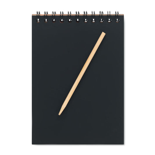 BLACK - Scratching paper notebook