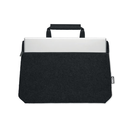 TAPLA - Bolsa para portátil con cremallera en fieltro RPET