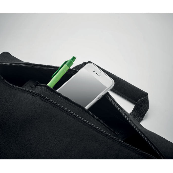 TAPLA - Bolsa para portátil con cremallera en fieltro RPET