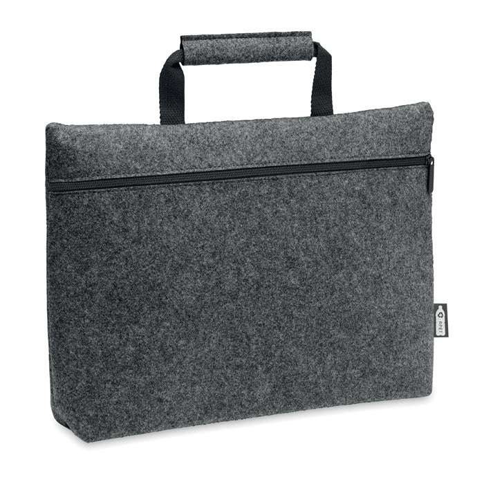 TAPLA - Bolsa para portátil con cremallera en fieltro RPET