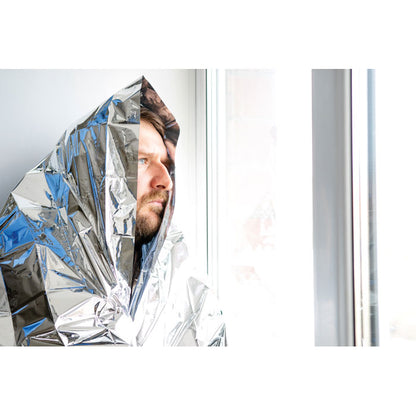 AIUTO - Coperta di emergenza in una custodia