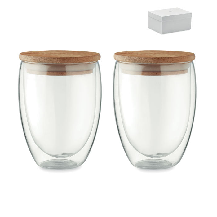 TIRANA SET - Set de 2 verres 350 ml en boîte