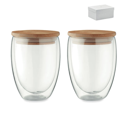 TIRANA SET - Set de 2 verres 350 ml en boîte