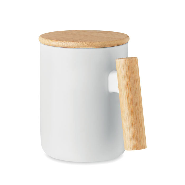 MAJEST - Tazza in porcellana con coperchio 380 ml
