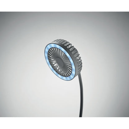 VIENTO - Desktop charger fan with light
