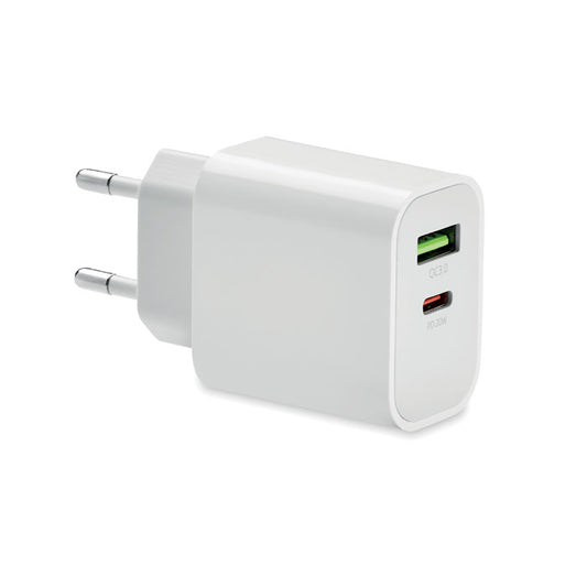 PORT - Carregador USB de 2 ports de 18W endoll UE