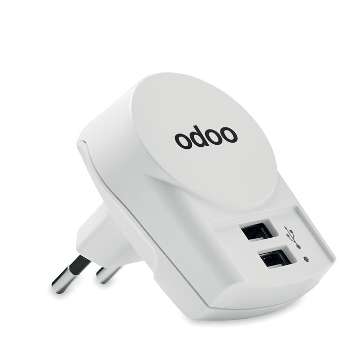 CARICABATTERIE EURO USB 2XA - Caricabatterie Skross Euro USB (2xA)
