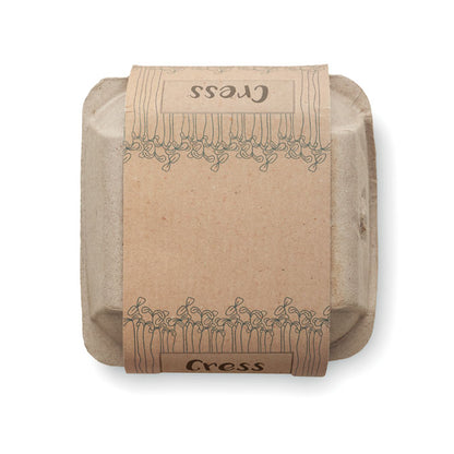 CRESS - Kit de cultivo en cartón de huevos