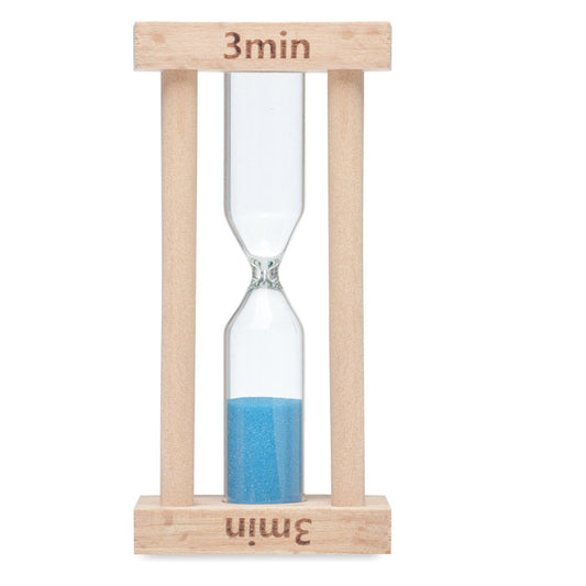 CI - Wooden sand timer 3 minutes