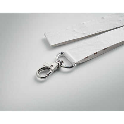 LANSEE – Schlüsselband aus Samenpapier mit Haken