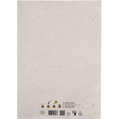 ASIDI – A4-Blatt Wildblumensamenpapier