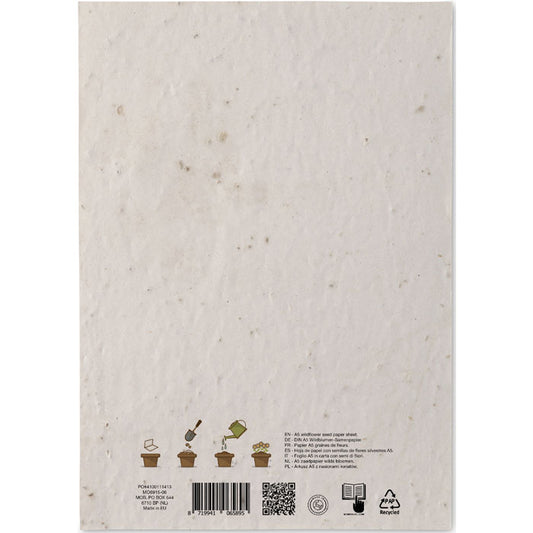 APART - Full de paper de llavors de flors silvestres A5
