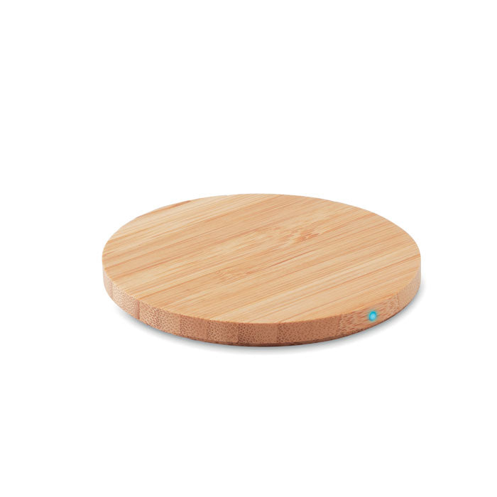 RUNDO LUX - Carregador sense fil de bambú 15W