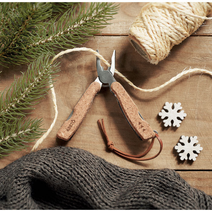 PLIERKORK - Couteau de poche multi-outils liège