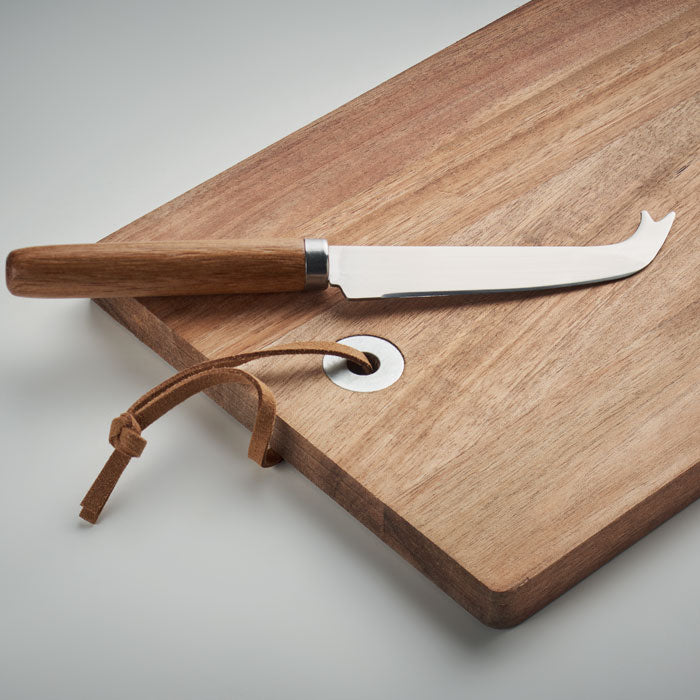 OSTUR LARGE - Set taglieri per formaggi in legno di acacia