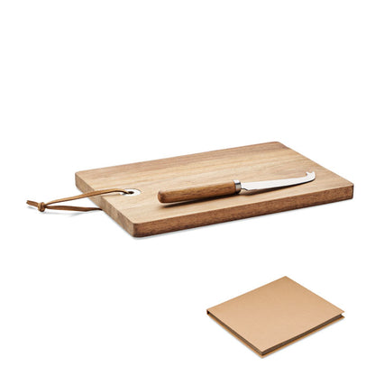 OSTUR LARGE - Set taglieri per formaggi in legno di acacia