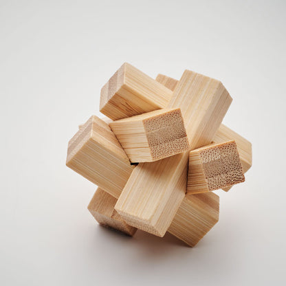CUBENATS - Bamboo brain teaser star shape