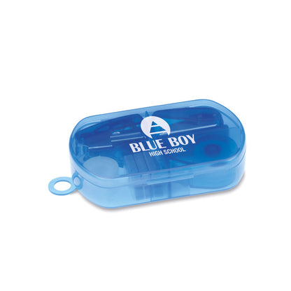 BUROBOX - Set cancelleria in scatola di plastica