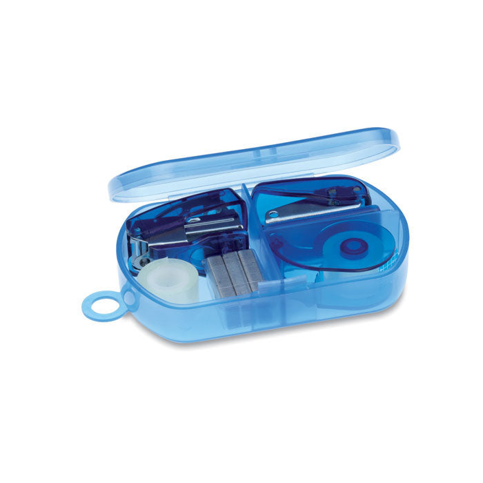BUROBOX - Set cancelleria in scatola di plastica