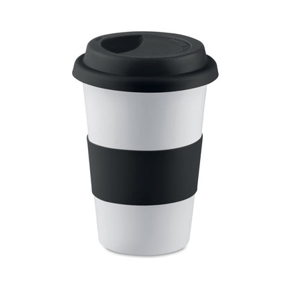TRIBECA - Tazza in ceramica con coperchio e manica