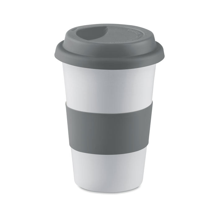 TRIBECA - Tazza in ceramica con coperchio e manica