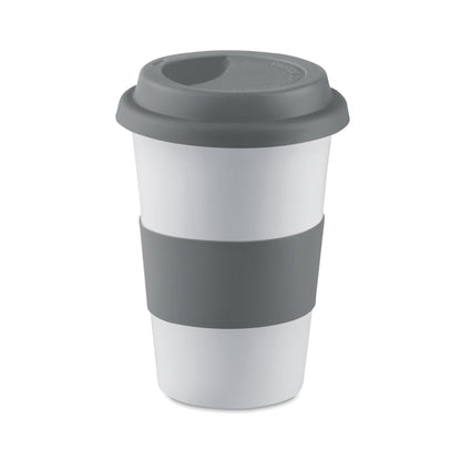 TRIBECA - Tazza in ceramica con coperchio e manica