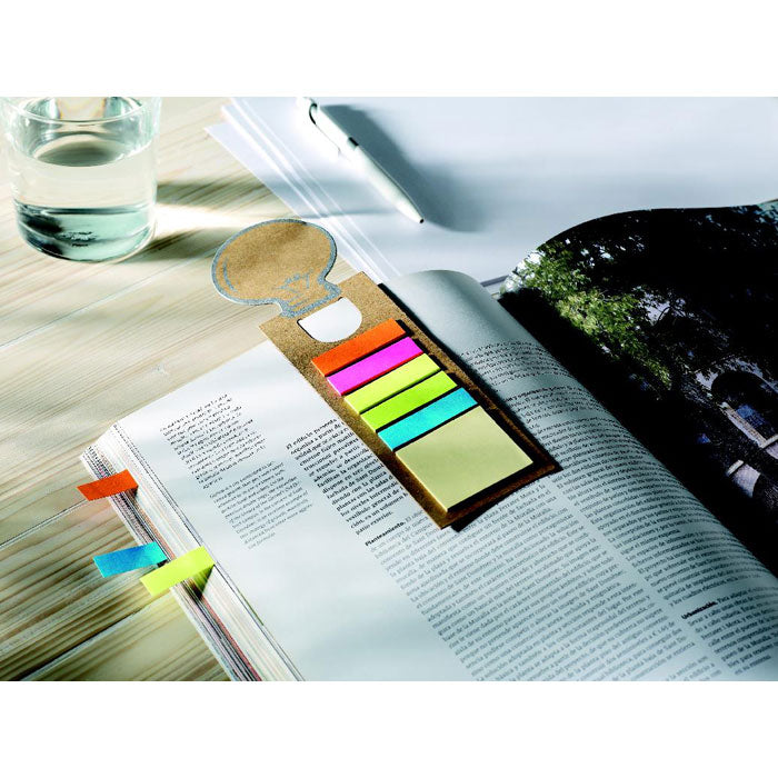 IDEA - Bookmark with sticky memo pad