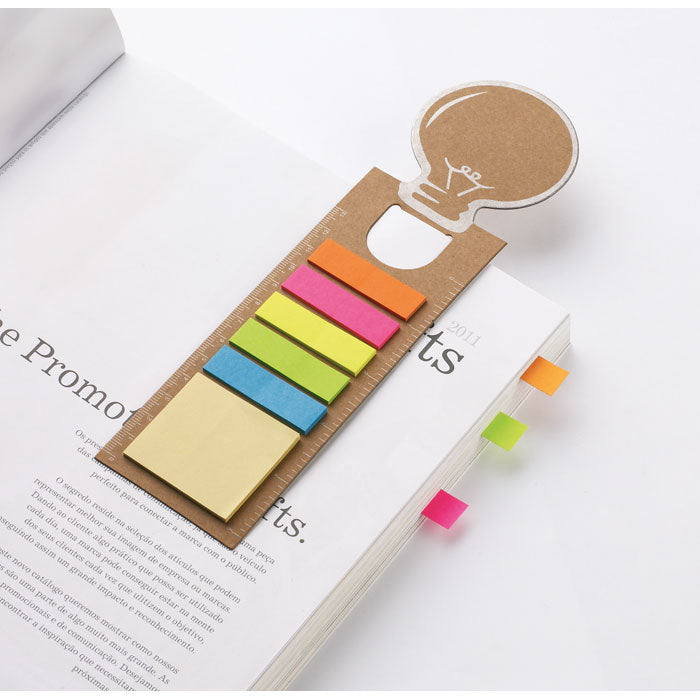 IDEA - Bookmark with sticky memo pad
