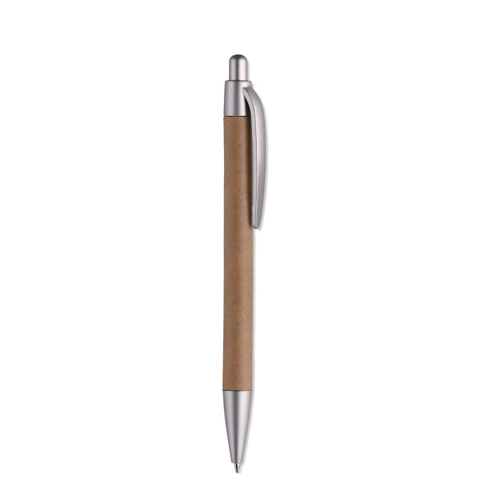 PUSHTON - Penna a sfera con fusto in cartone