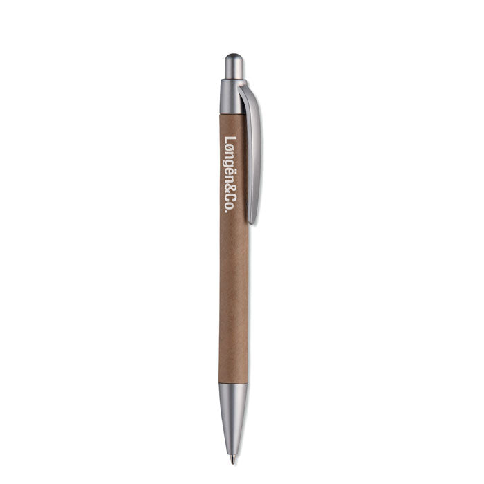 PUSHTON - Penna a sfera con fusto in cartone