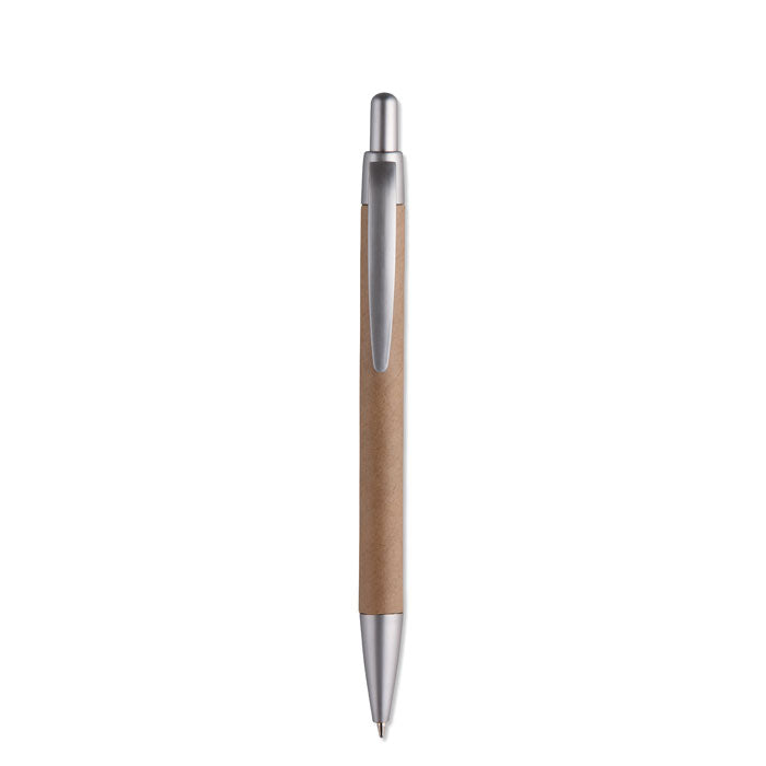PUSHTON - Penna a sfera con fusto in cartone
