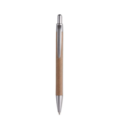 PUSHTON - Penna a sfera con fusto in cartone
