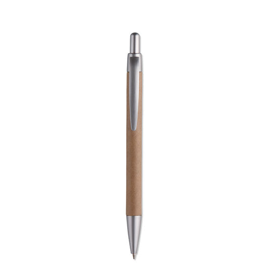 PUSHTON - Penna a sfera con fusto in cartone